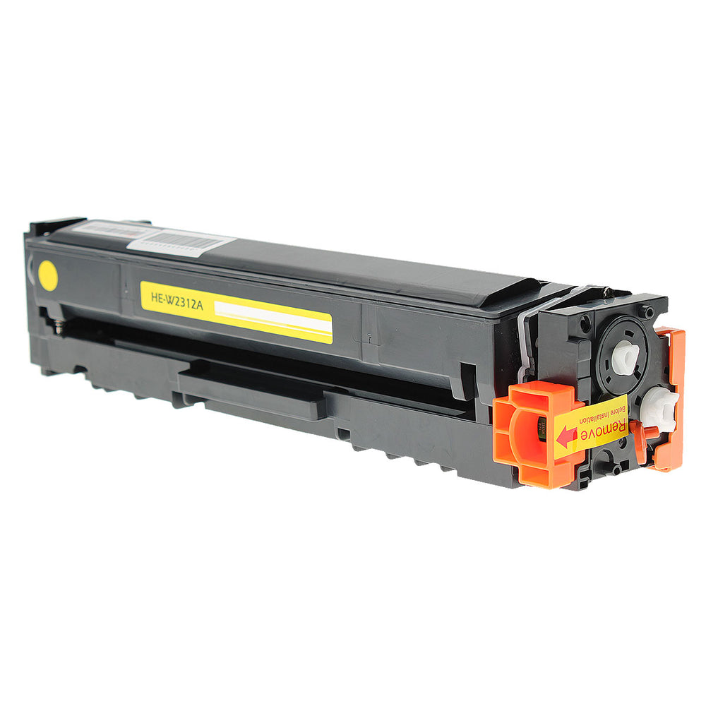 Compatible Yellow Toner Cartridge for HP LASERJET PRO M155 / LASERJET PRO M183FW + More 0.85K Yield New Chip (W2312A / 215A)