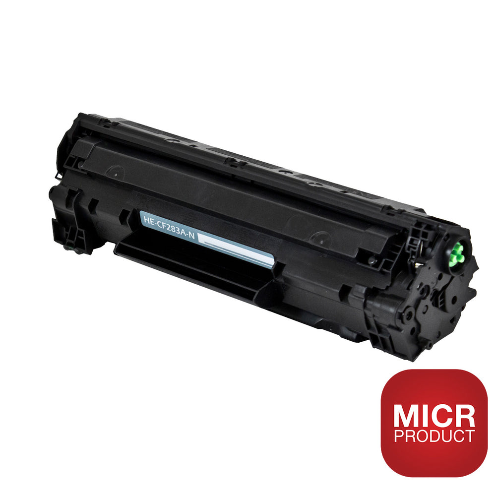 Compatible Black Toner Cartridge for HP LJ PRO M201DW / LJ PRO M201N + More 1.5K Yield MICR (CF283A / 83A)