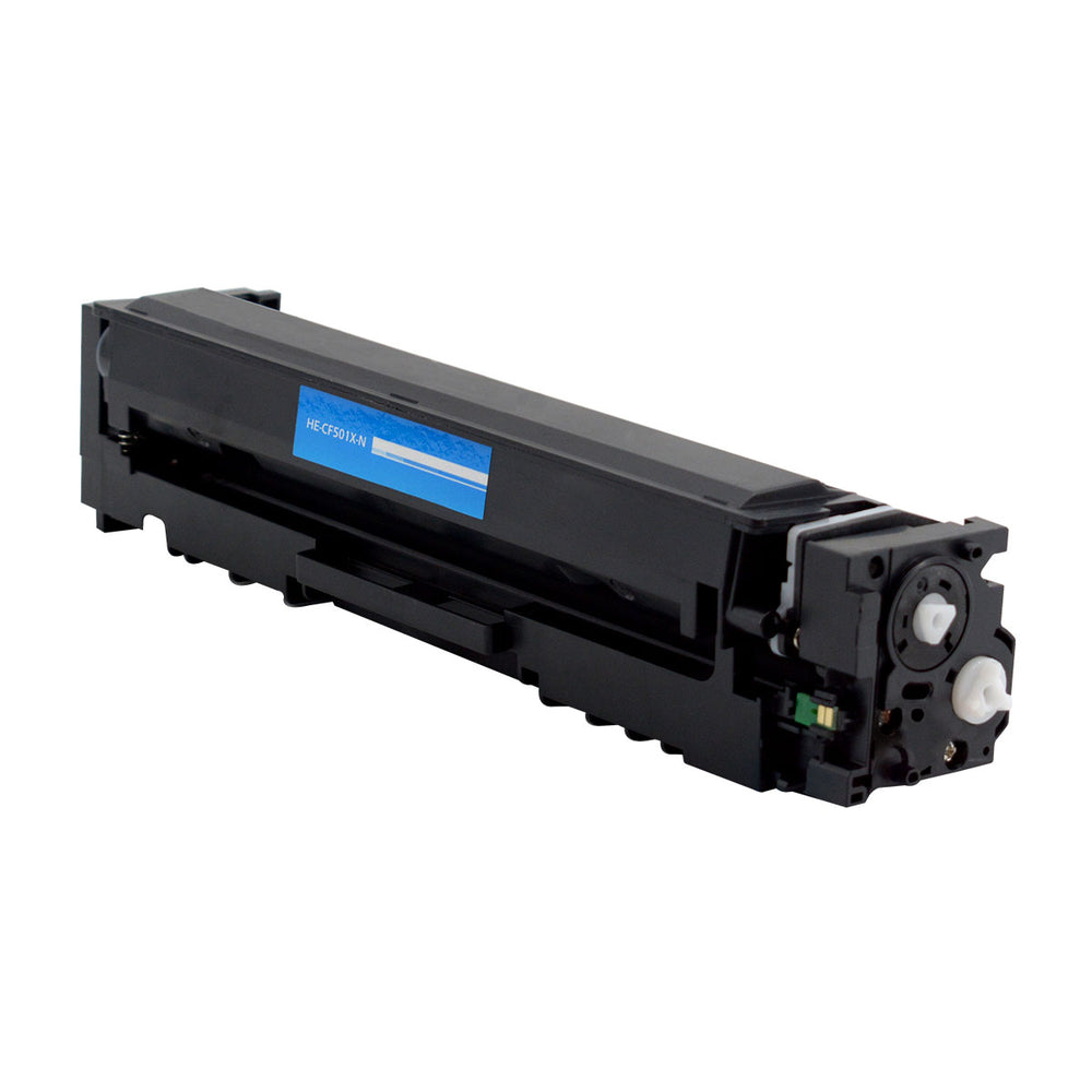 Compatible Cyan Toner Cartridge for HP COLOR LJ PRO M254DW / COLOR LJ PRO M254NW + More 2.5K High Yield (CF501X / 202X)