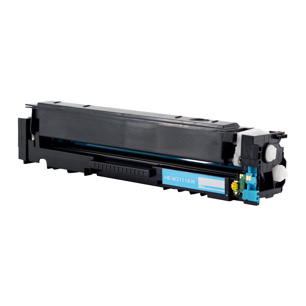 Compatible Cyan Toner Cartridge for HP LJ PRO M255DW / LJ PRO M283CDW + More 2.45K High Yield New Chip (W2111X / 206X)
