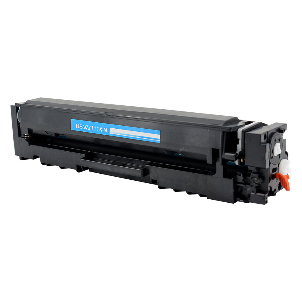 Compatible Cyan Toner Cartridge for HP LJ PRO M255DW / LJ PRO M283CDW + More 2.45K High Yield No Chip (W2111X / 206X)