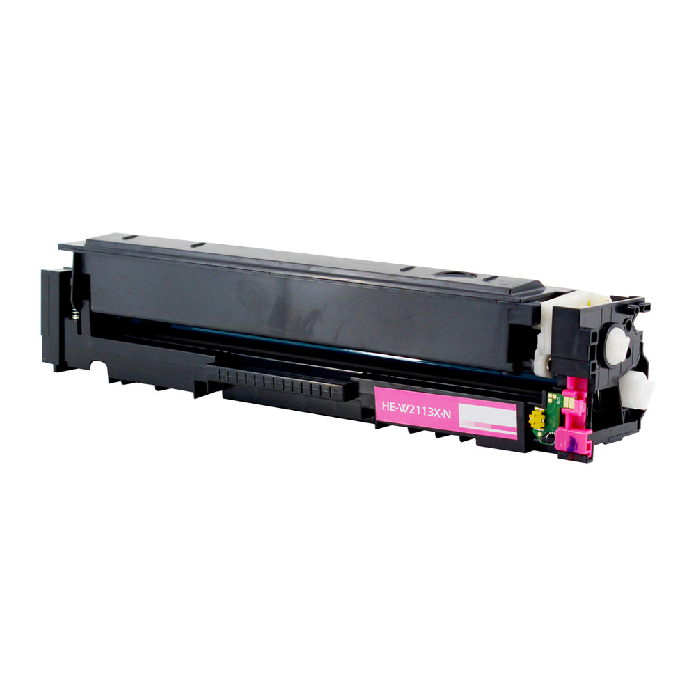Compatible Magenta Toner Cartridge for HP LJ PRO M255DW / LJ PRO M283CDW + More 2.45K High Yield New Chip (W2113X / 206X)