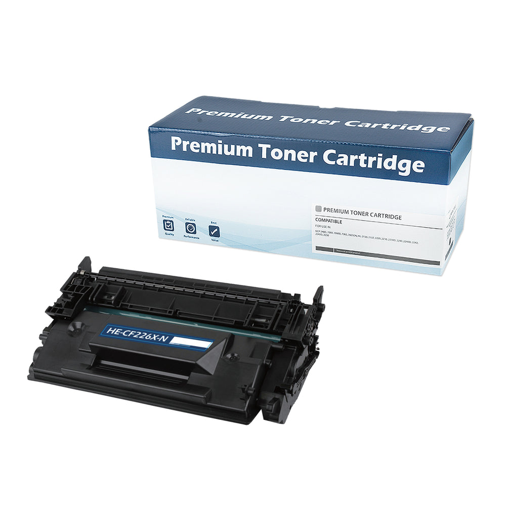 Compatible Black Toner Cartridge for HP LJ PRO M402DN / LJ PRO M402DW + More 9K High Yield (CF226X / 26X)