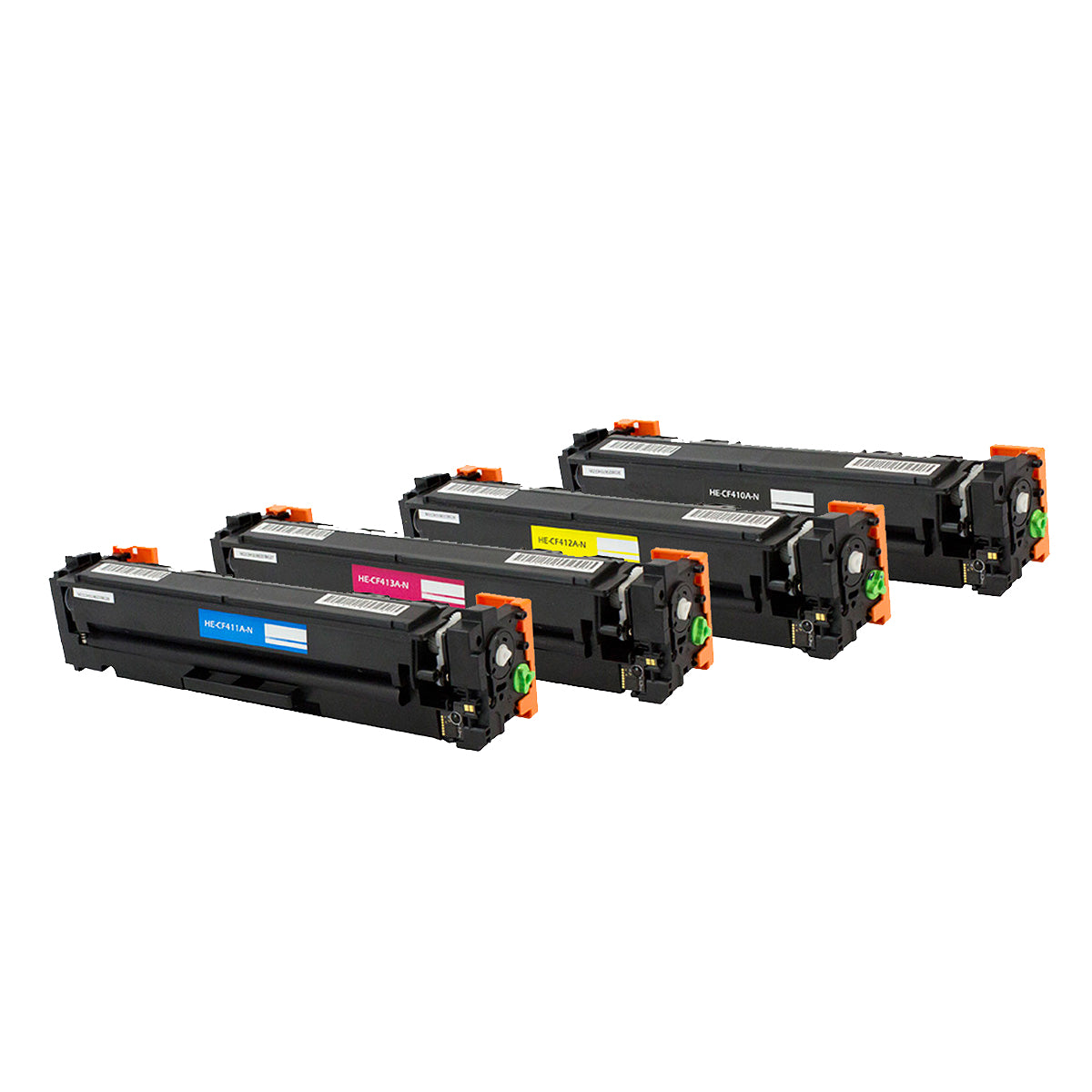 Compatible Black Toner Cartridge for HP LJ PRO M452DN / LJ PRO M452DW + More 2.3K Yield 4-Pack (410A / CF410A)