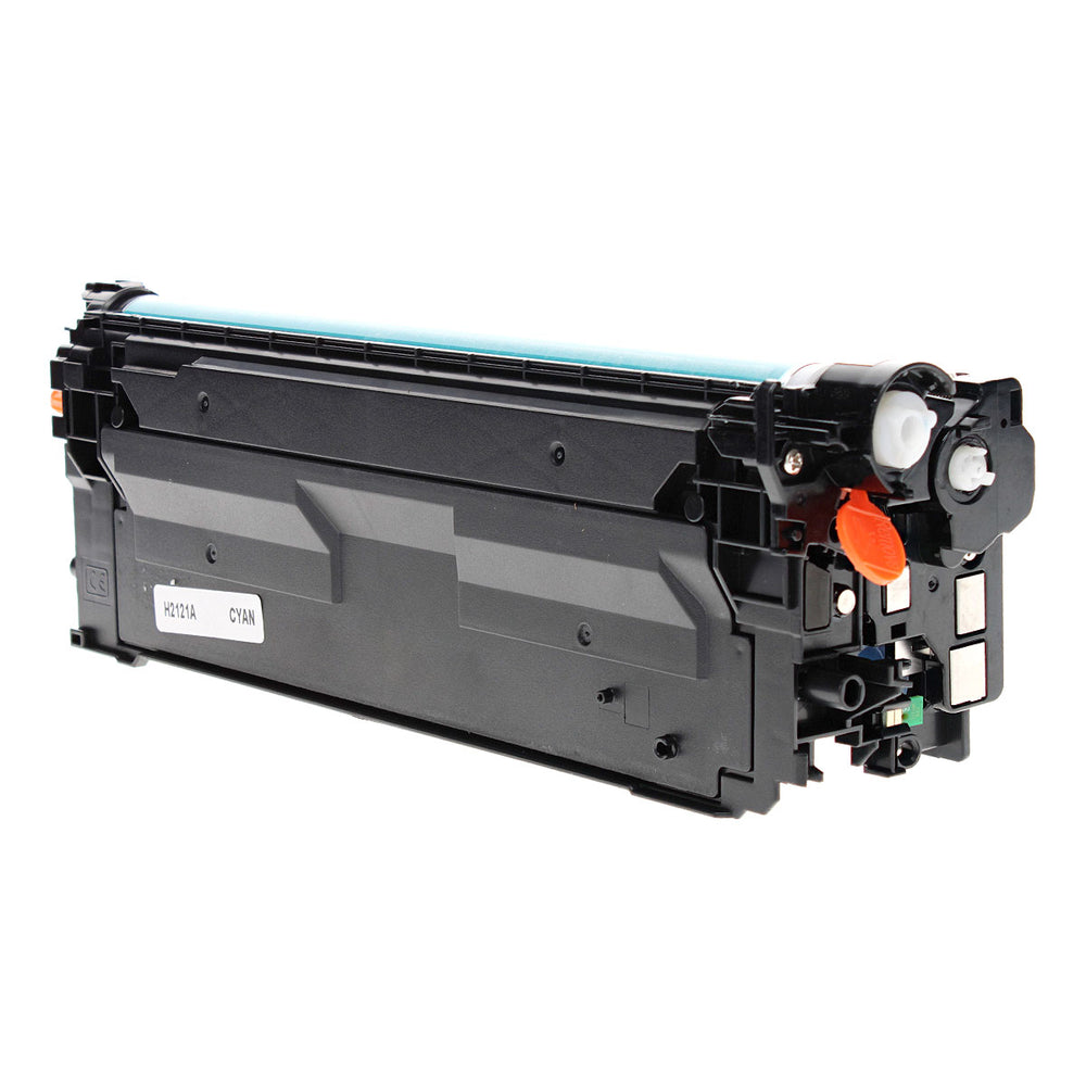 Compatible Cyan Toner Cartridge for HP LJ ENTERPRISE M554 / LJ ENTERPRISE M554DN + More 4.5K Yield New Chip (W2121A / 212A)