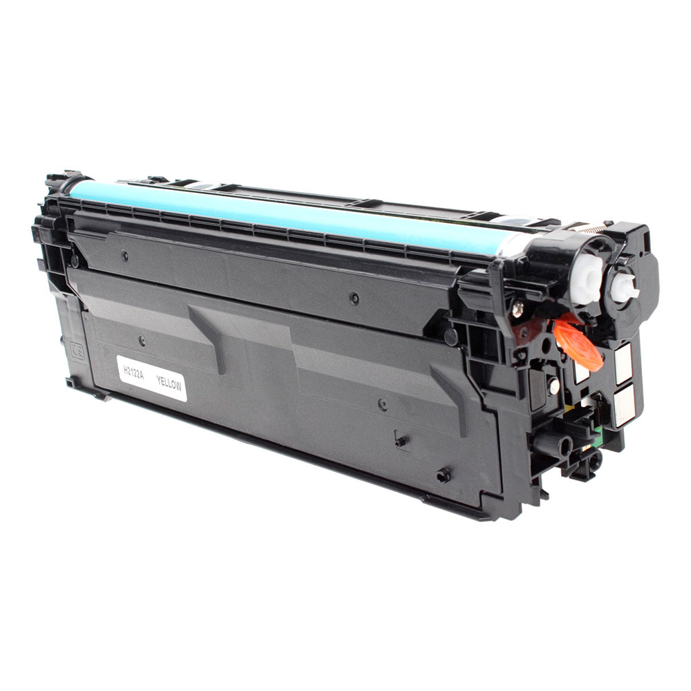 Compatible Yellow Toner Cartridge for HP LJ ENTERPRISE M554 / LJ ENTERPRISE M554DN + More 4.5K Yield New Chip (W2122A / 212A)