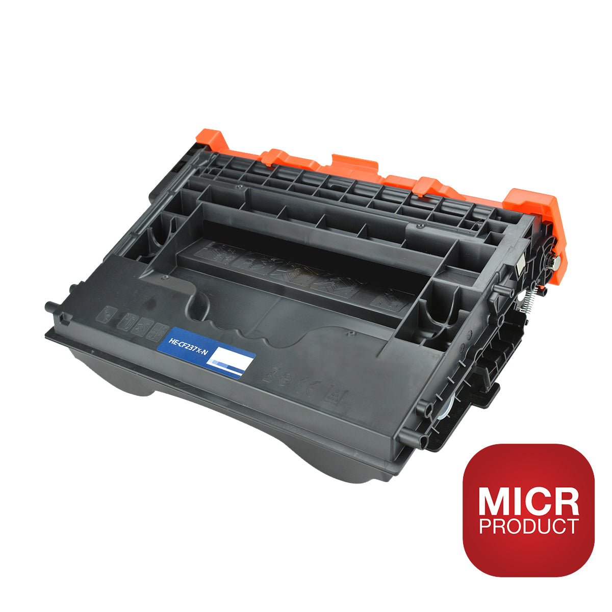Compatible Black Toner Cartridge for HP LJ ENTERPRISE M608 / LJ ENTERPRISE M608DH + More 25K High Yield MICR (CF237X / 37X)