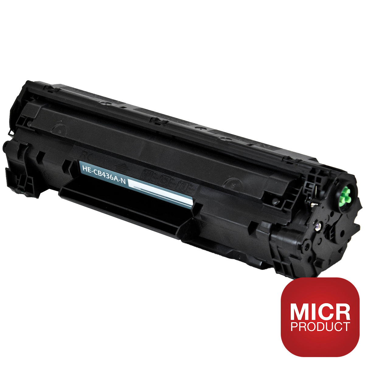 Compatible Black Toner Cartridge for HP LJ M1522N / LJ M1522N MFP + More 2K Yield MICR (CB436A / 36A)