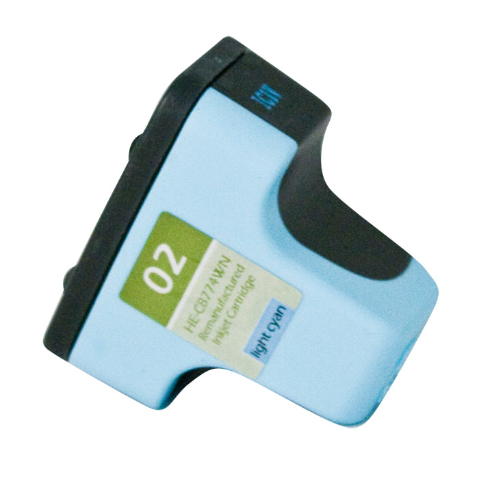 Remanufactured Light Cyan Ink Cartridge for HP PHOTOSMART 3110 / PHOTOSMART 3210 + More (C8774WN / 02)