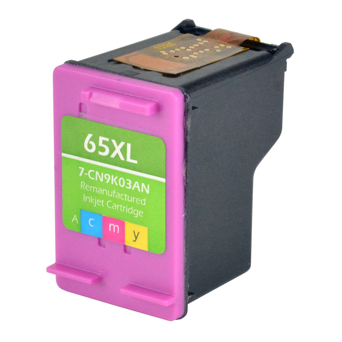Remanufactured Tri-Color Ink Cartridge for HP AMP 100 / AMP 130 + More (N9K03AN / 65XL)