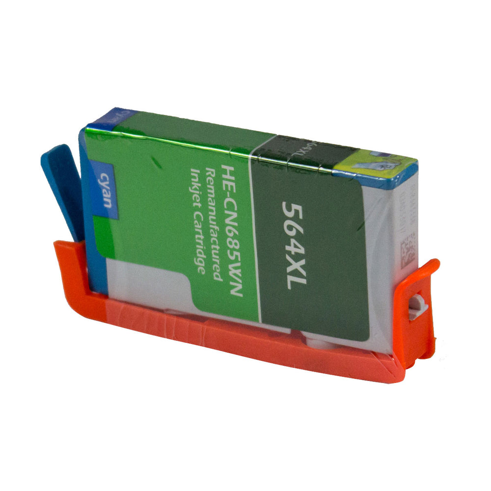 Compatible Cyan Ink Cartridge for HP DESKJET 3070A / DESKJET 3520 + More (CB323WN / 564XL)