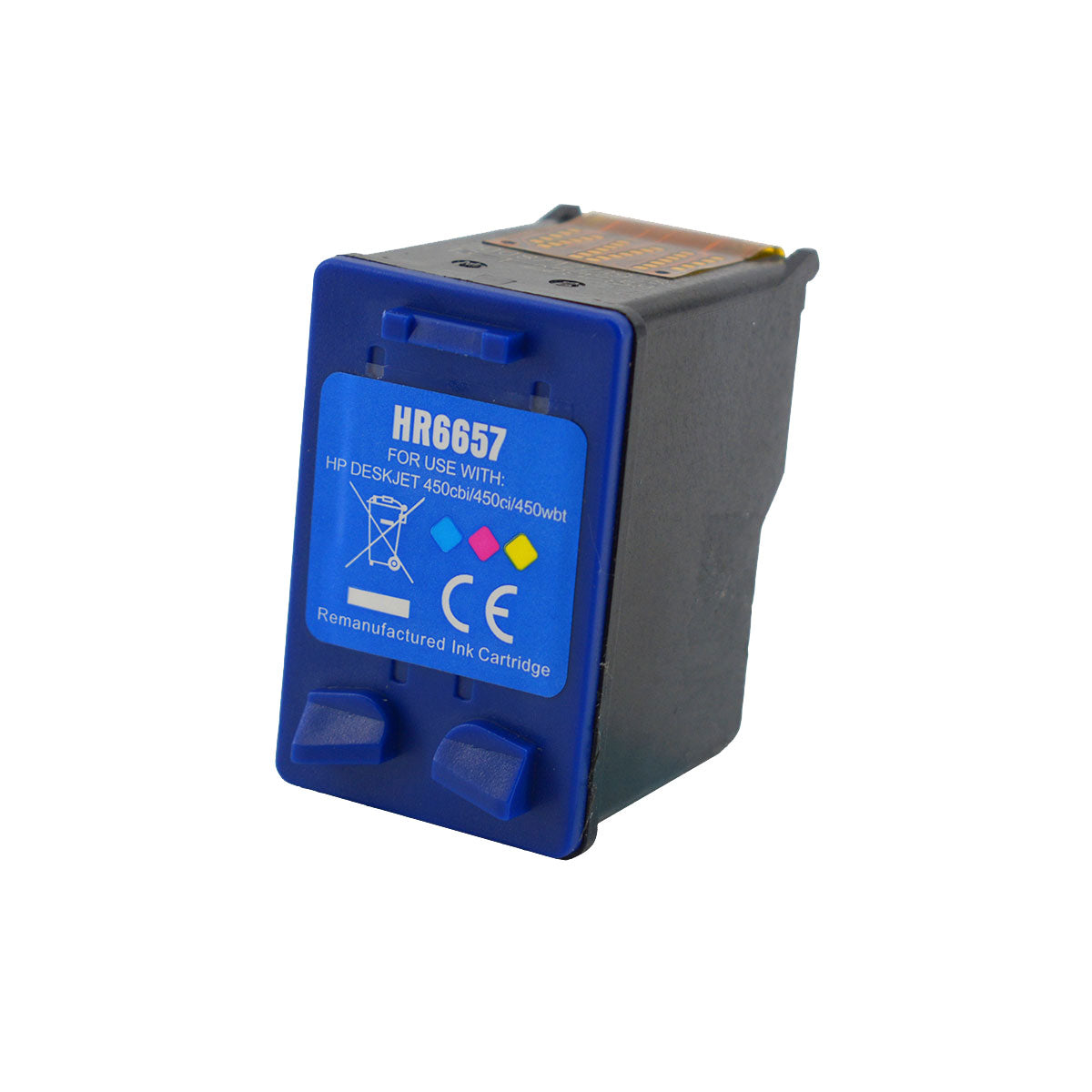 Remanufactured Tri-Color Ink Cartridge for HP DESKJET 4110 / DESKJET 450CBI + More (C6657AN / 57)