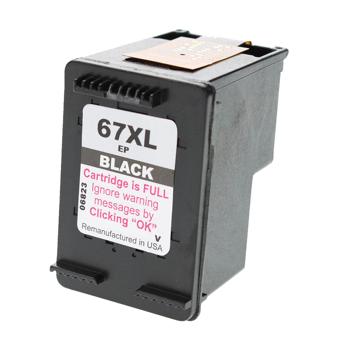Remanufactured Black Ink Cartridge for HP DESKJET 1255 / DESKJET 2710E + More (3YM57AN / 67XL)