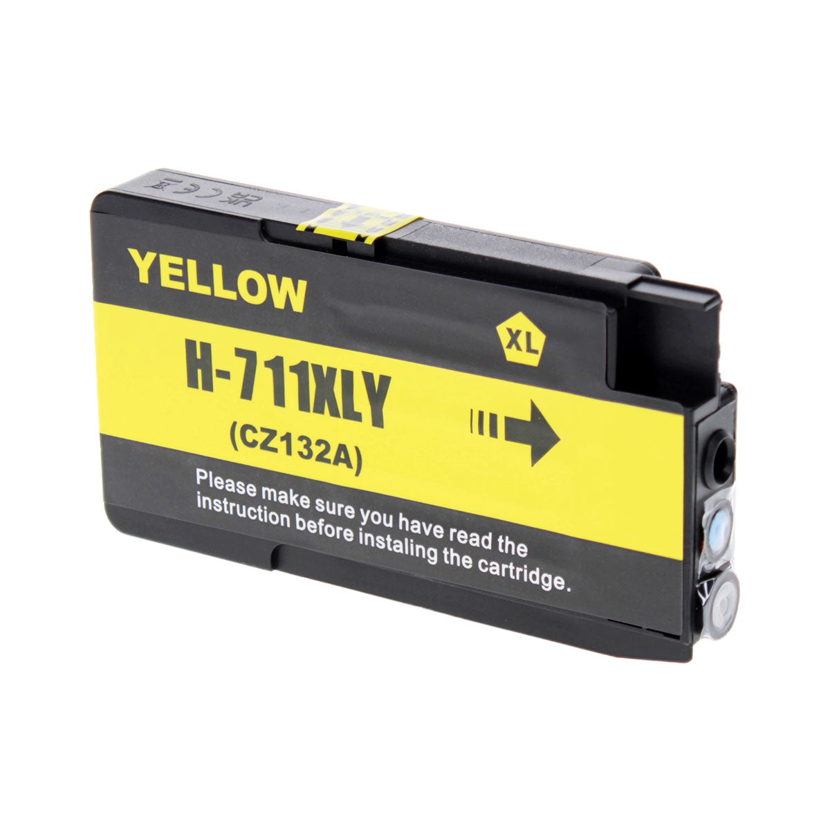 Remanufactured Yellow Ink Cartridge for HP DESIGNJET T100 / DESIGNJET T120 + More 29ml (CZ132A / 711)