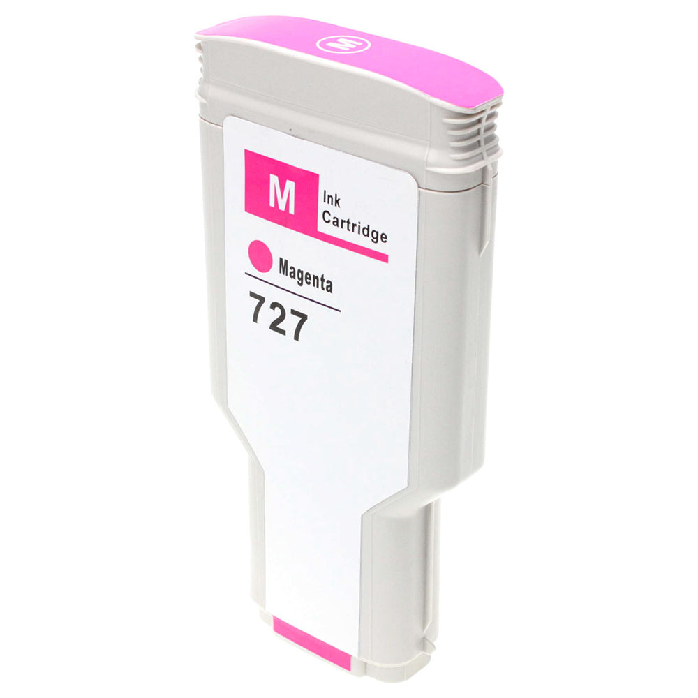 Remanufactured Magenta Ink Cartridge for HP DESIGNJET T1500 / DESIGNJET T2530 + More 300ml (F9J77A / 727)
