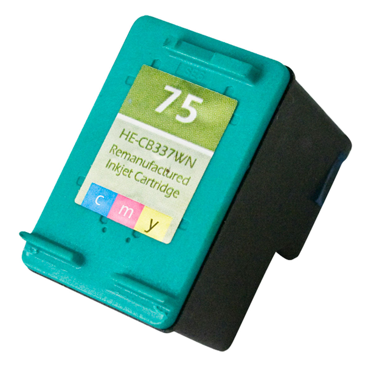 Remanufactured Tri-Color Ink Cartridge for HP DESKJET D4260 / DESKJET D4280 + More (CB337WN / 75)
