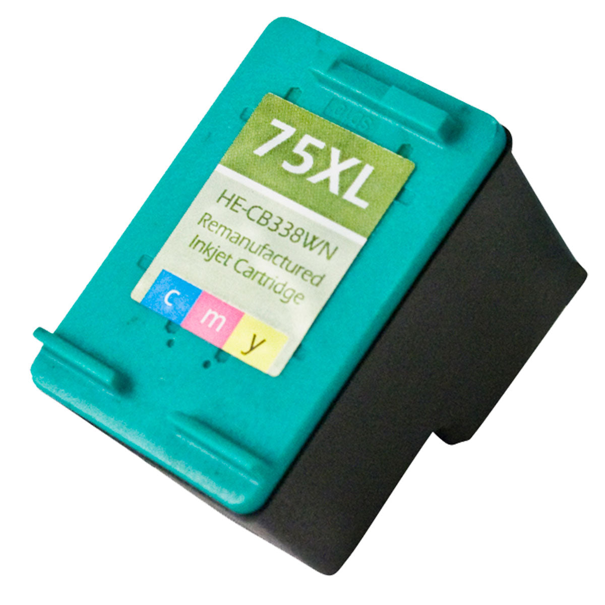 Remanufactured Tri-Color Ink Cartridge for HP DESKJET D4260 / DESKJET D4280 + More (CB338W / 75XL)