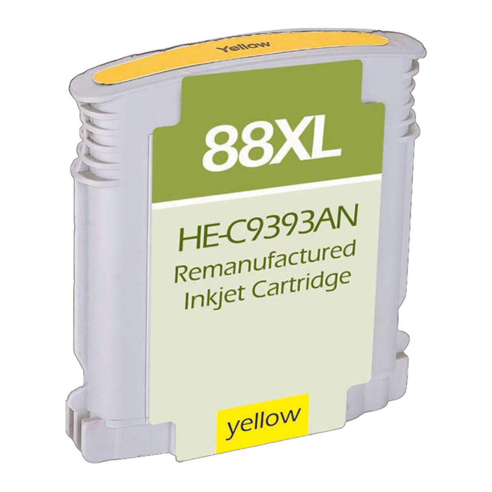 Remanufactured Yellow Ink Cartridge for HP OFFICEJET PRO K5400 / OFFICEJET PRO K5400DN + More (C9393AN / 88XL)