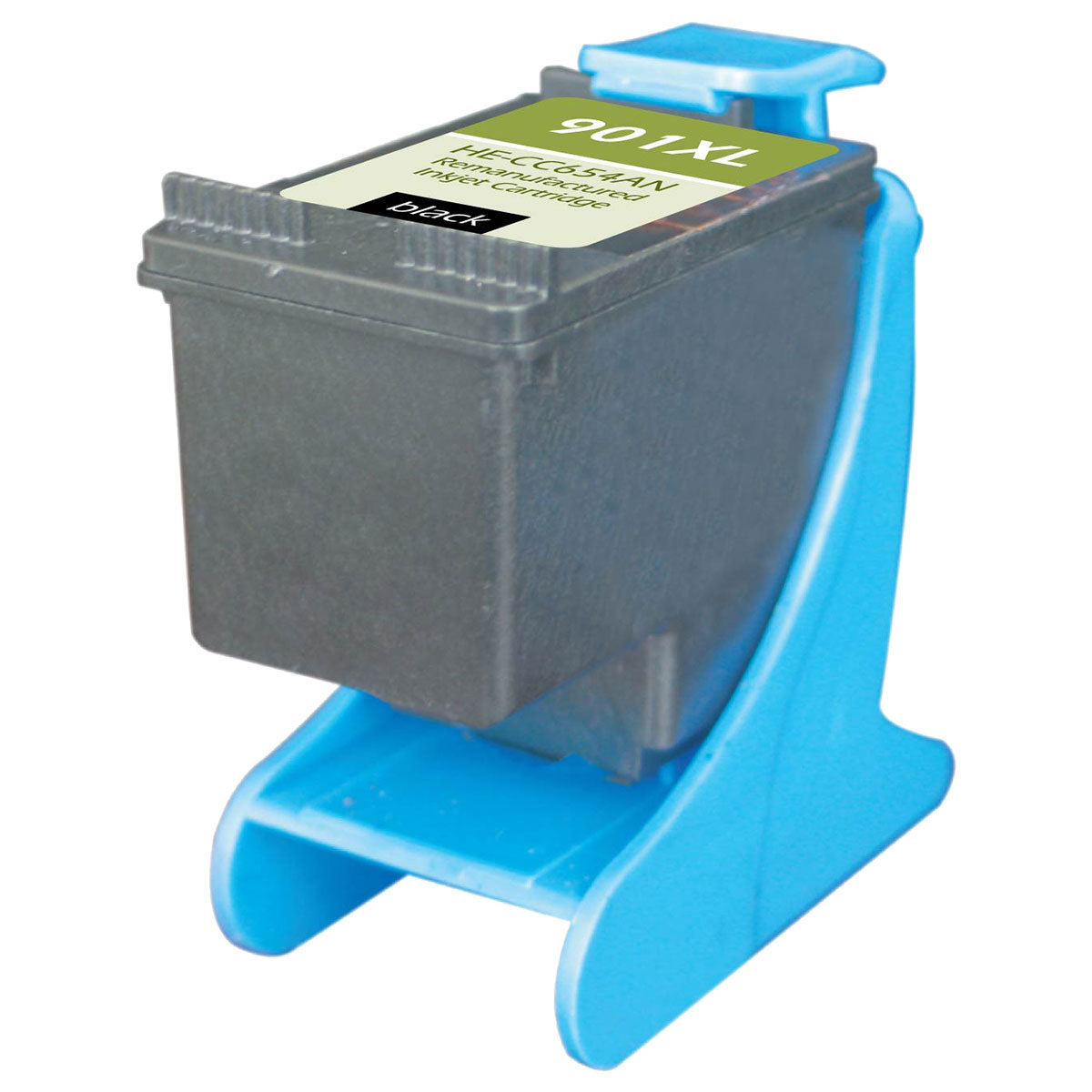 Remanufactured Black Ink Cartridge for HP OFFICEJET J4500 / OFFICEJET J4524 + More (CC654AN / 901XL)