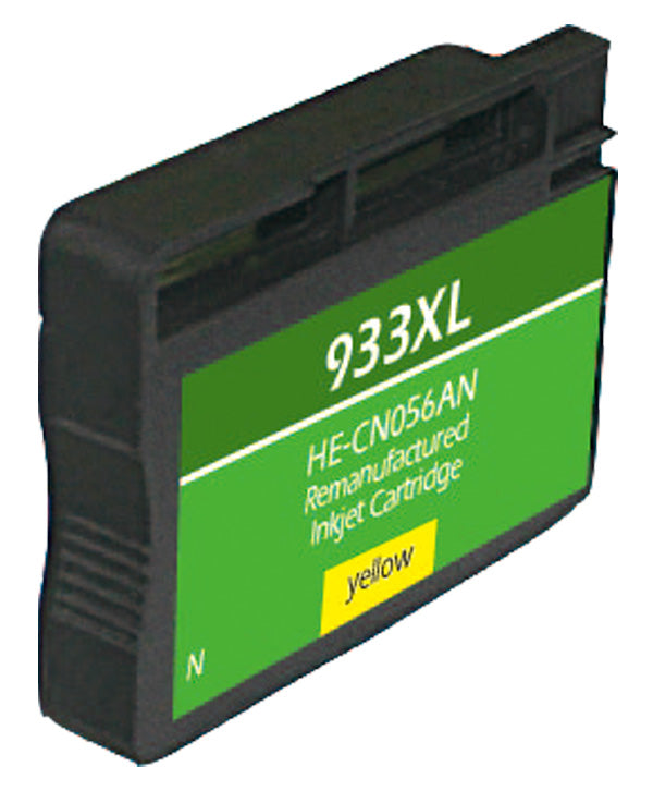 Remanufactured Yellow Ink Cartridge for HP OFFICEJET 6100 / OFFICEJET 6600 + More (CN056AN / 933XL)