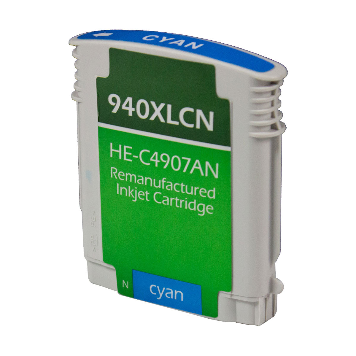 Remanufactured Cyan Ink Cartridge for HP OFFICEJET PRO 8000 / OFFICEJET PRO 8000W + More 1.4K High Yield (C4907AN / 940XL)