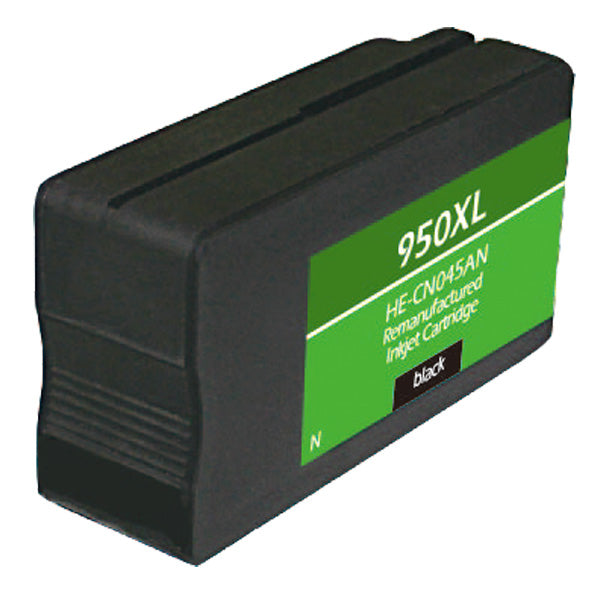 Remanufactured Black Ink Cartridge for HP OFFICEJET PRO 251DW / OFFICEJET PRO 276DW + More 2.3K High Yield (CN045AN / 950XL)