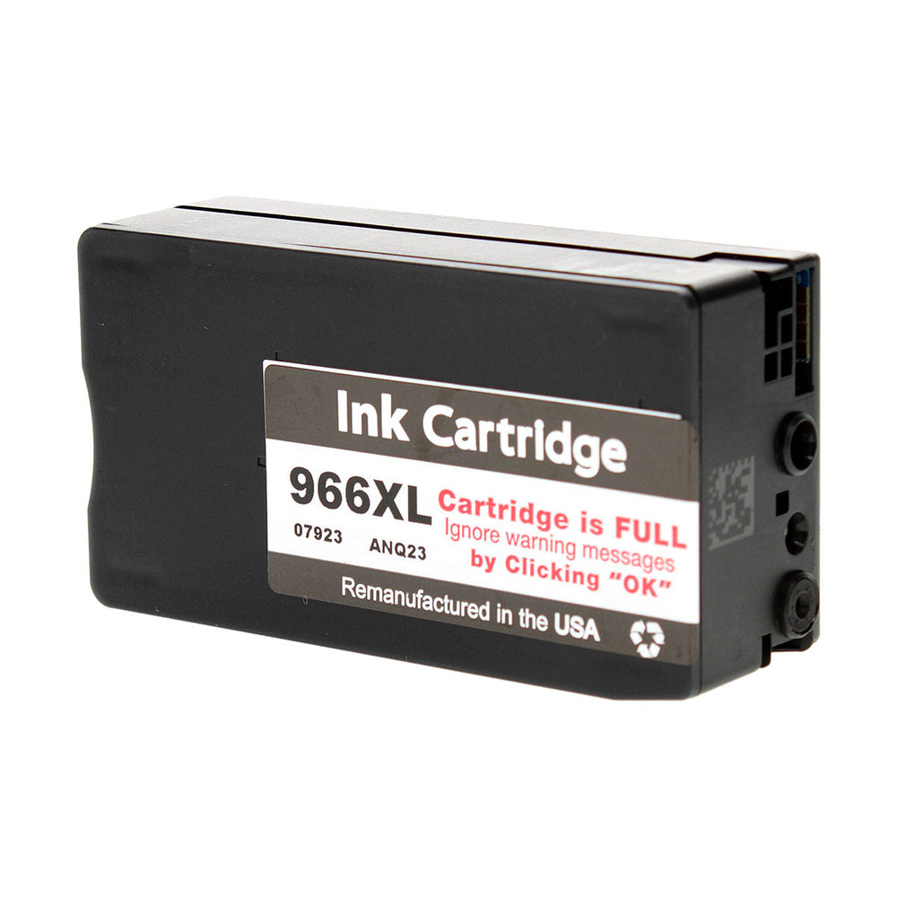 Remanufactured Black Ink Cartridge for HP OFFICEJET PRO 9020 / OFFICEJET PRO 9025 + More (3JA04AN / 966XL)
