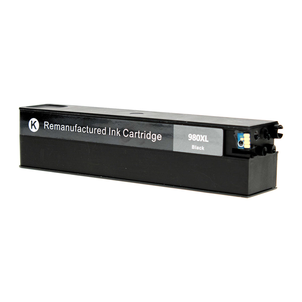 Remanufactured Black Ink Cartridge for HP OFFICEJET COLOR MFP X585 / OFFICEJET COLOR MFP X585F + More 10K Yield (D8J10A / 980)