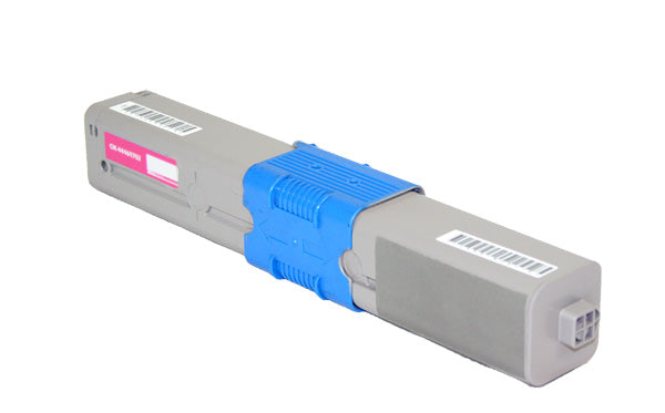 Remanufactured Magenta Toner Cartridge for Okidata C310DN / C330DN + More 3K Yield (44469702 / TYPE C17)