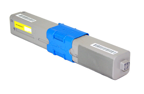 Remanufactured Yellow Toner Cartridge for Okidata C310DN / C330DN + More 3K Yield (44469701 / TYPE C17)