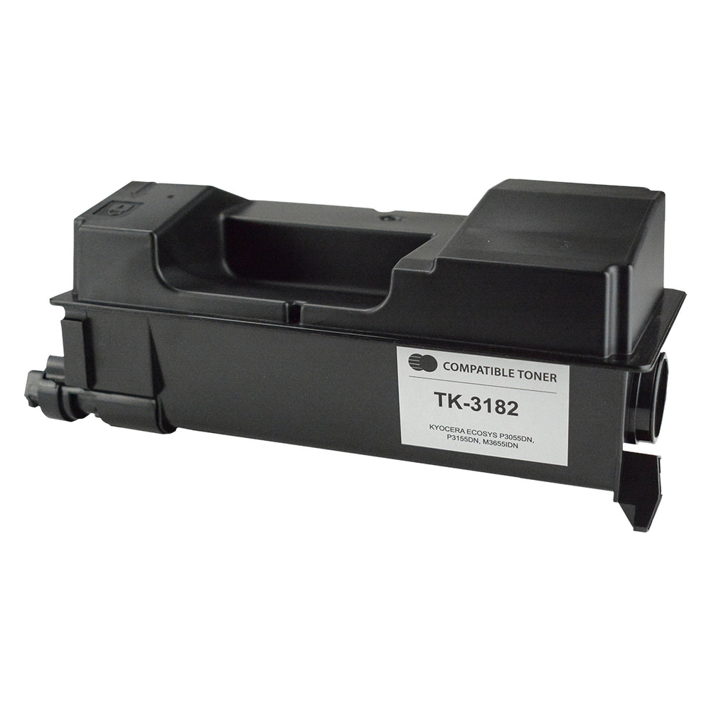 Compatible Black Toner Cartridge for Kyocera ECOSYS M3655idn / P3055DN + More 32K Yield Jumbo (1T02T70US0 / TK-3182)
