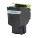 Remanufactured Cyan Toner Cartridge for Lexmark C2325DW / C2425DW + More 2.3K High Yield (C231HC0)