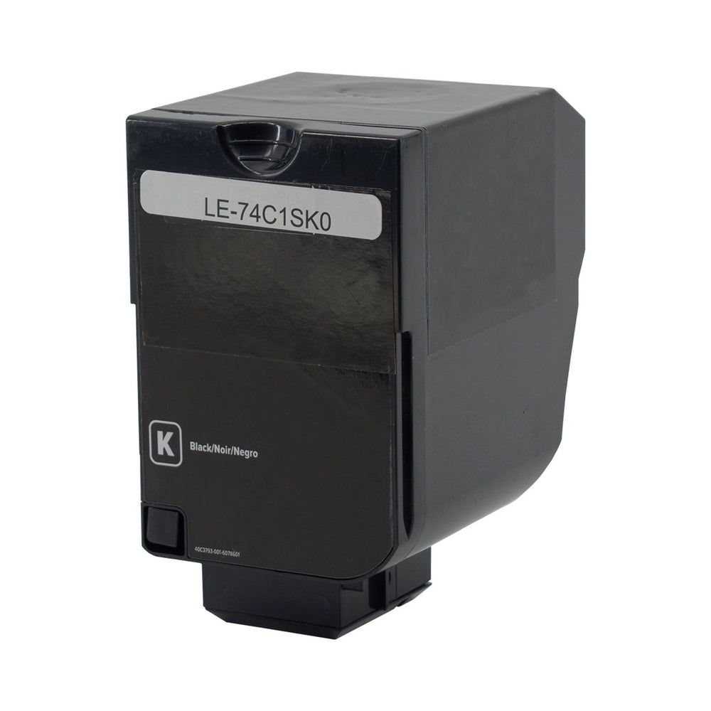Remanufactured Black Toner Cartridge for Lexmark CS720DE / CS720DTE + More 7K Yield (74C1SK0)