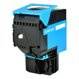 Remanufactured Cyan Toner Cartridge for Lexmark CX310DN / CX310N + More 2K Yield (80C0S20 / 80C1SC0)