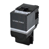 Compatible Black Toner Cartridge for Lexmark CX410DE / CX410DTE + More 4K High Yield (80C1HK0 / 801HK)