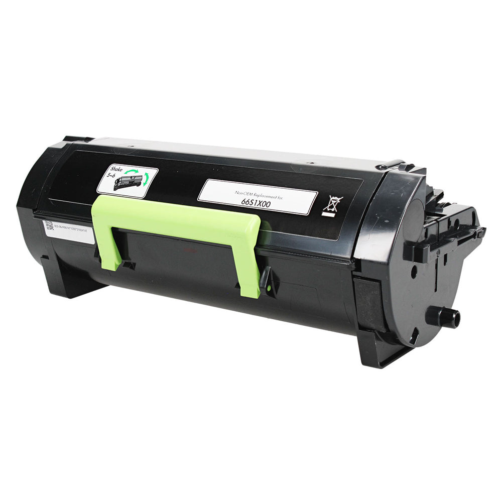 Compatible Black Toner Cartridge for Lexmark MS631DW / MS632DWE + More 31K Extra High Yield (66S1X00)