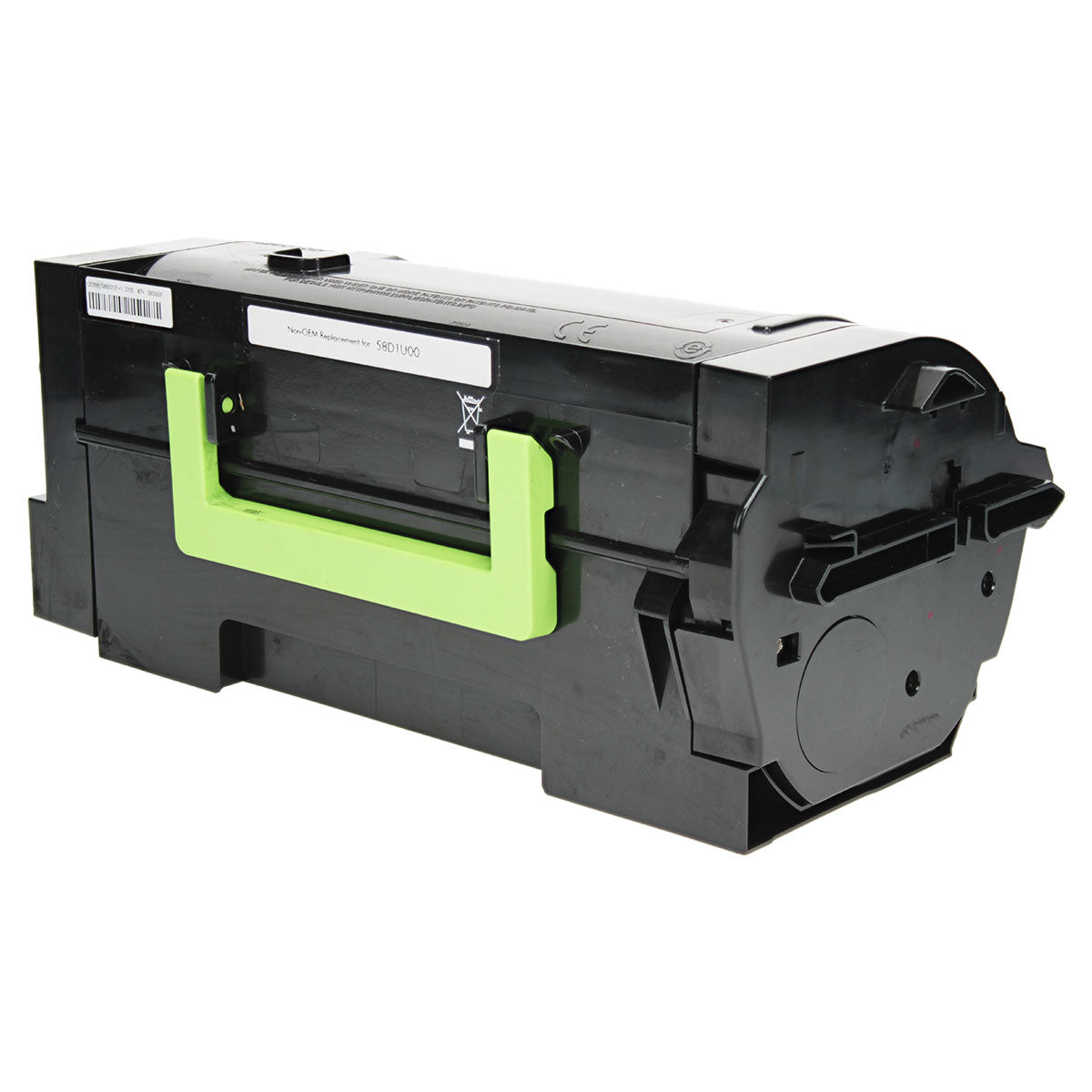 Compatible Black Toner Cartridge for Lexmark MS725 / MS725DVN + More 55K Ultra High Yield (58D1U00 / 58D0UA0)