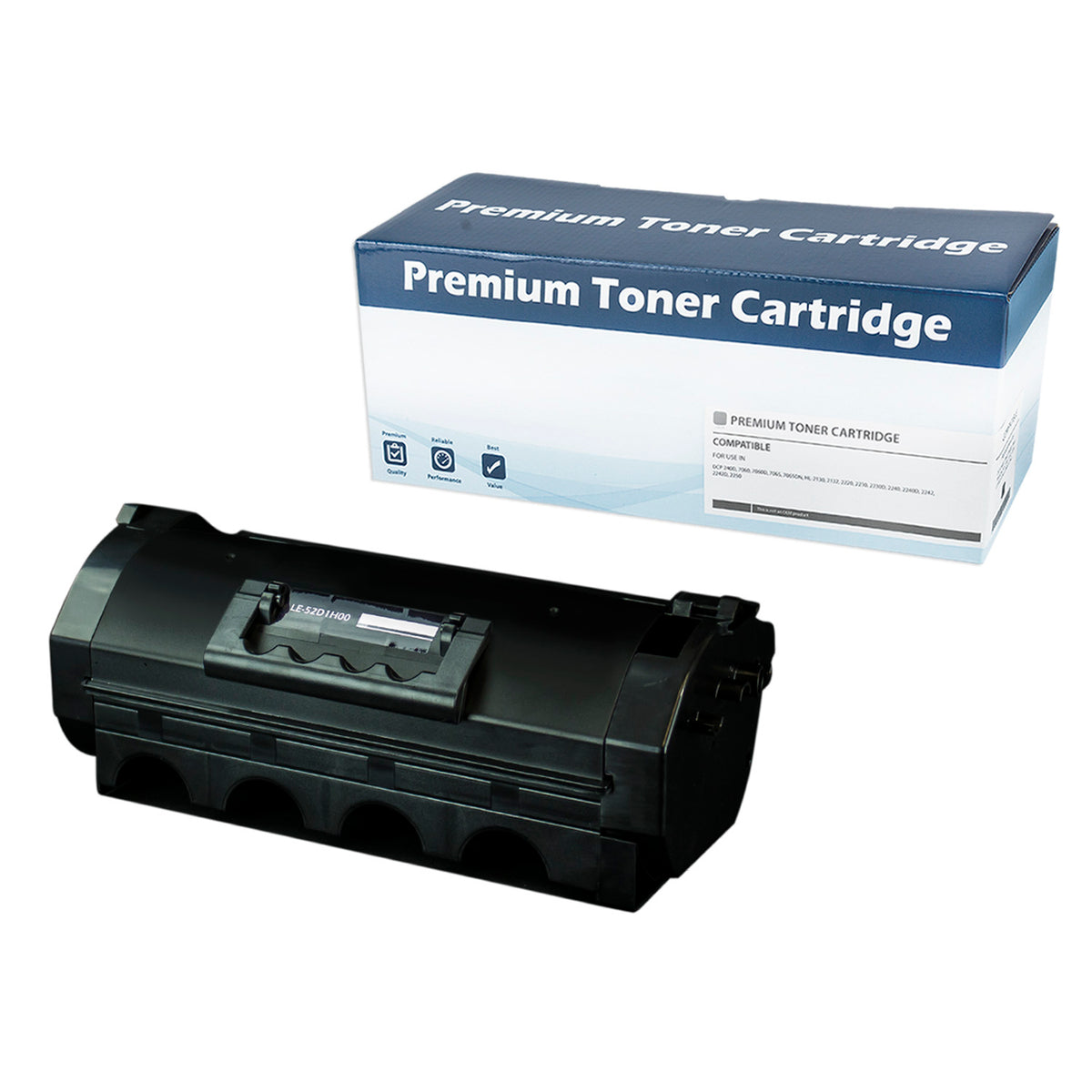 Compatible Black Toner Cartridge for Lexmark MS710DN / MS710N + More 25K High Yield (52D1H00 / 521H)
