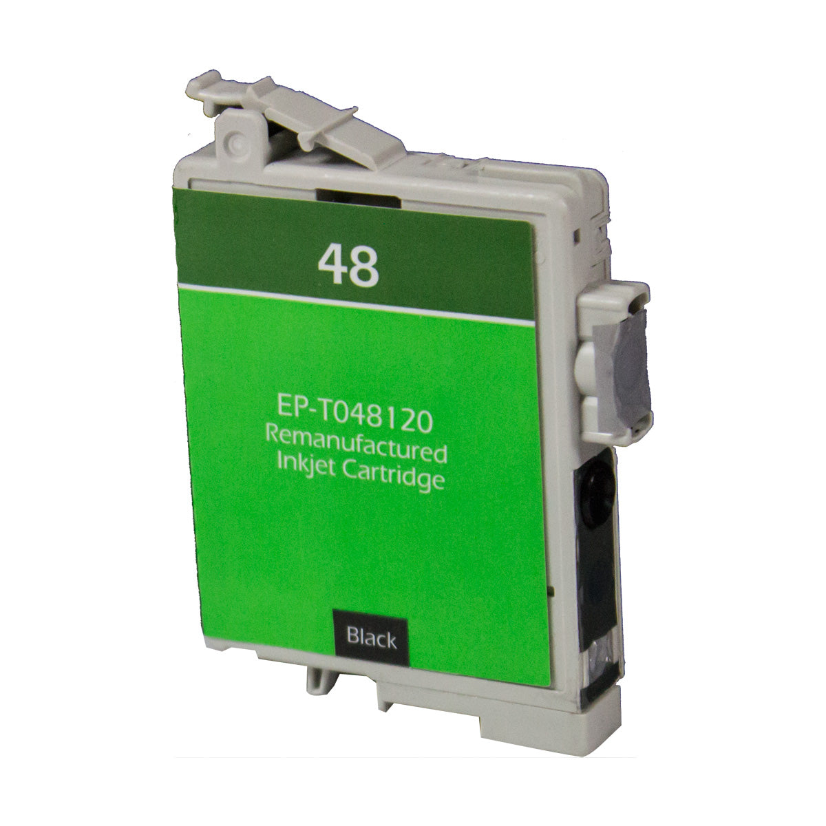 Remanufactured Black Ink Cartridge for Epson STYLUS PHOTO R200 / STYLUS PHOTO R220 + More (T048120 / 48)
