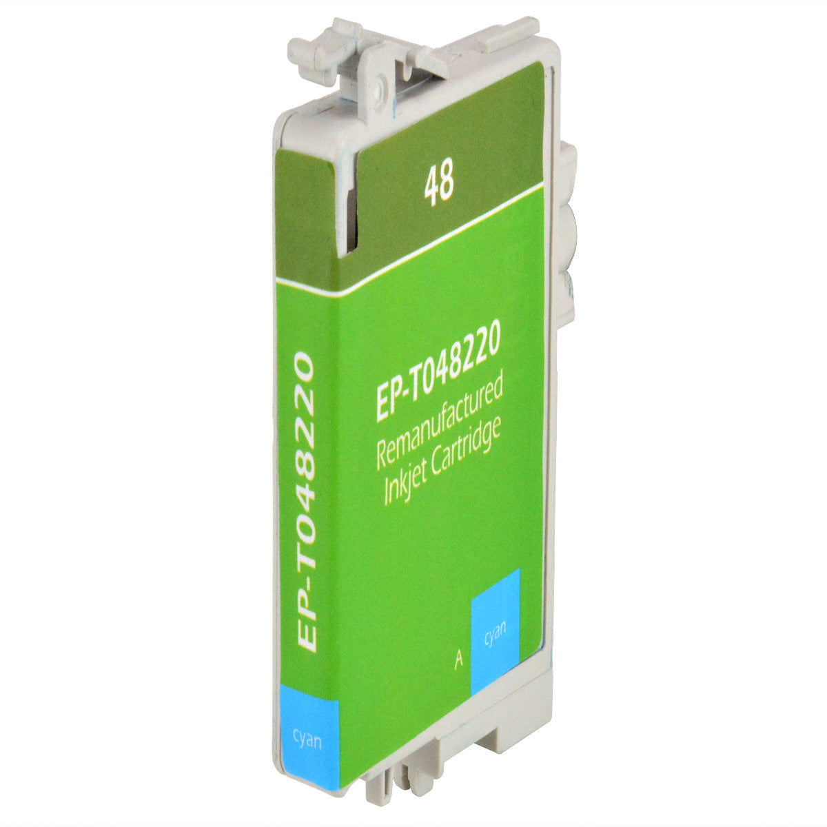Remanufactured Cyan Ink Cartridge for Epson STYLUS PHOTO R200 / STYLUS PHOTO R220 + More (T048220 / 48)