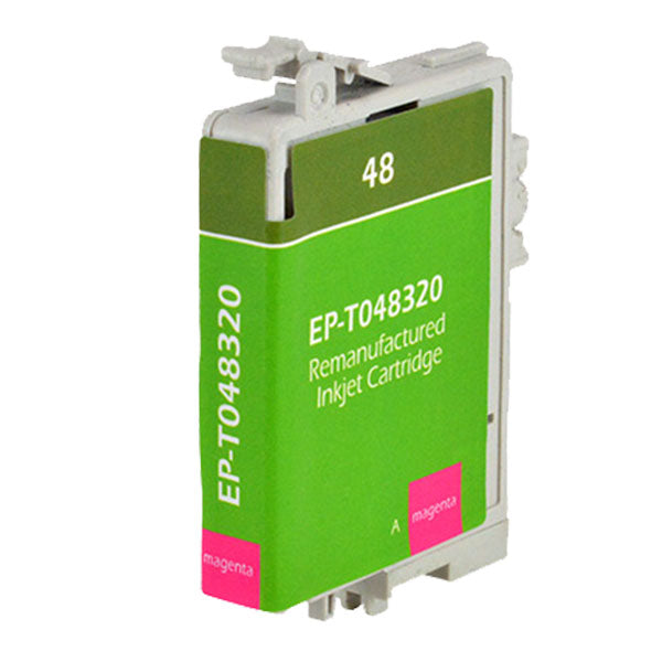 Remanufactured Magenta Ink Cartridge for Epson STYLUS PHOTO RX640 / STYLUS PHOTO R200 + More (T048320 / 48)
