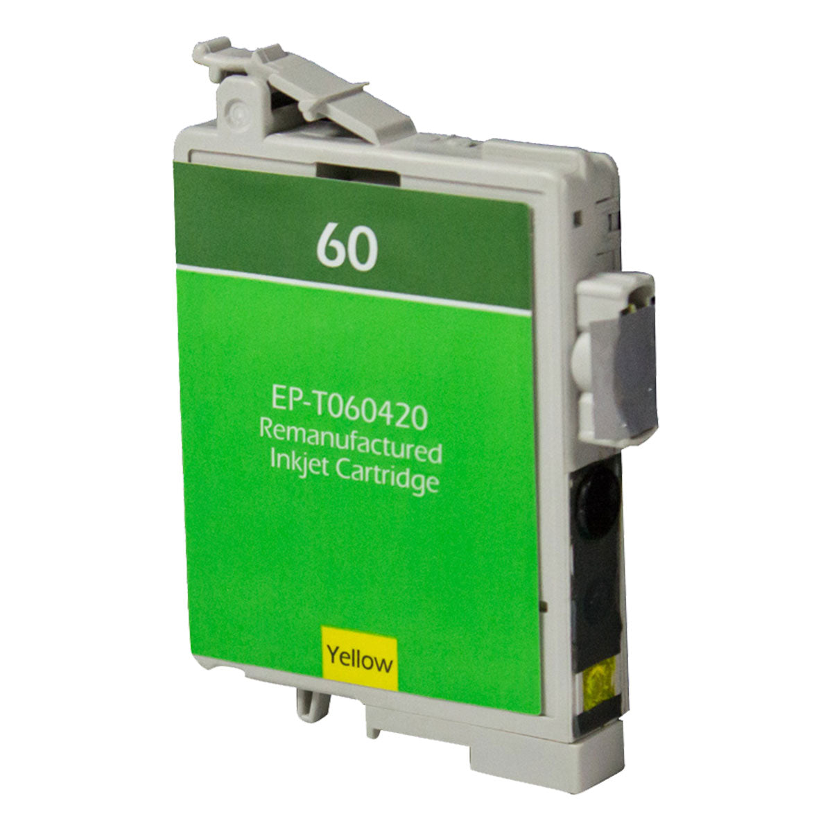 Remanufactured Yellow Ink Cartridge for Epson STYLUS C68 / STYLUS C88 + More (T060420 / 60)