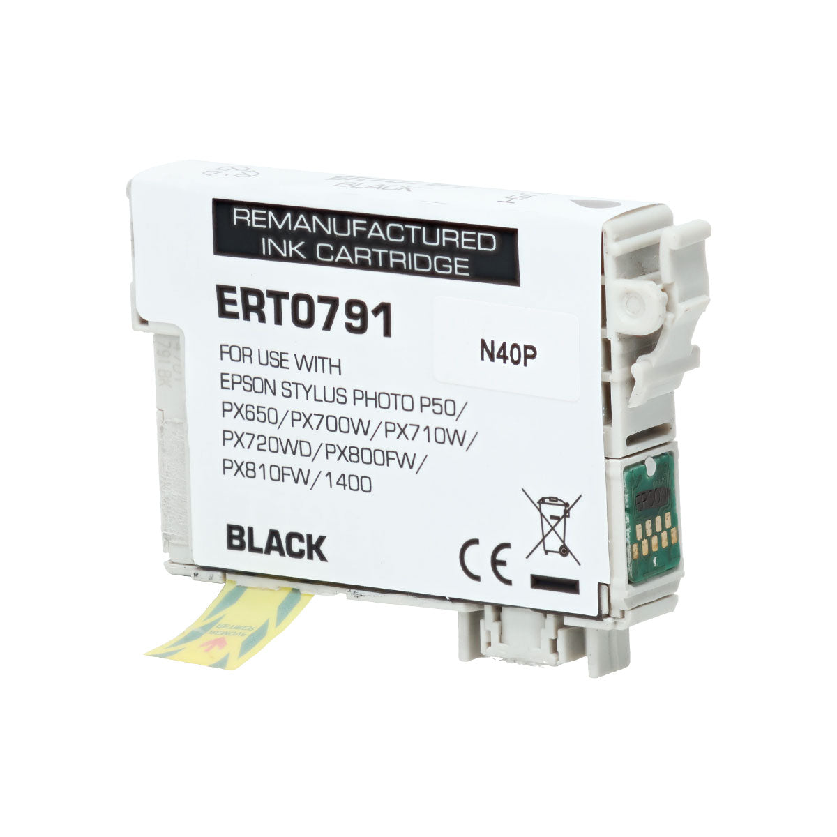Remanufactured Black Ink Cartridge for Epson STYLUS PHOTO 1400 11ML (T079120 / 79)
