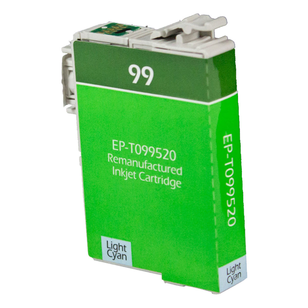 Remanufactured Light Cyan Ink Cartridge for Epson ARTISAN 700 / ARTISAN 710 + More (T099520 / 99)