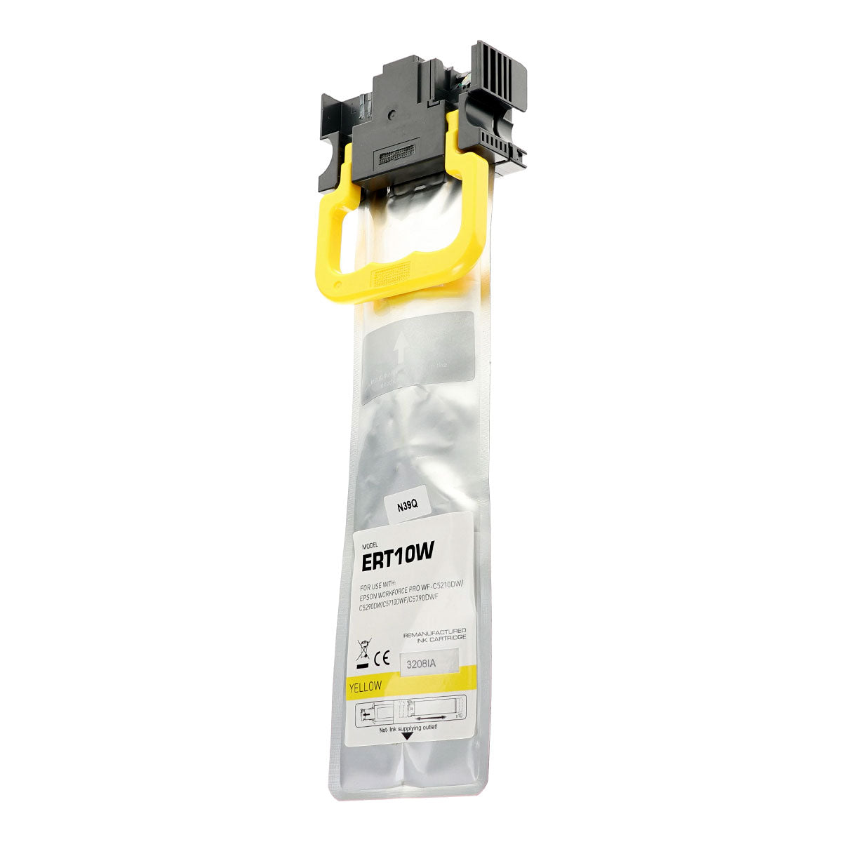 Remanufactured Yellow Ink Cartridge for Epson WORKFORCE PRO WF-C5390 / WORKFORCE PRO WF-C5890 5K High Yield (T10W400)