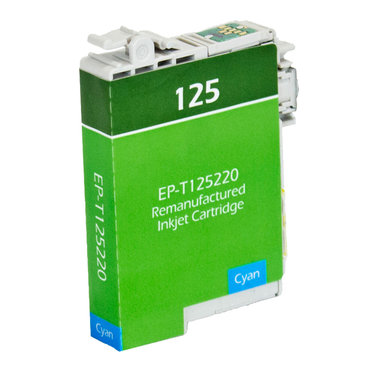 Remanufactured Cyan Ink Cartridge for Epson STYLUS NX125 / STYLUS NX127 + More (T125220 / 125)