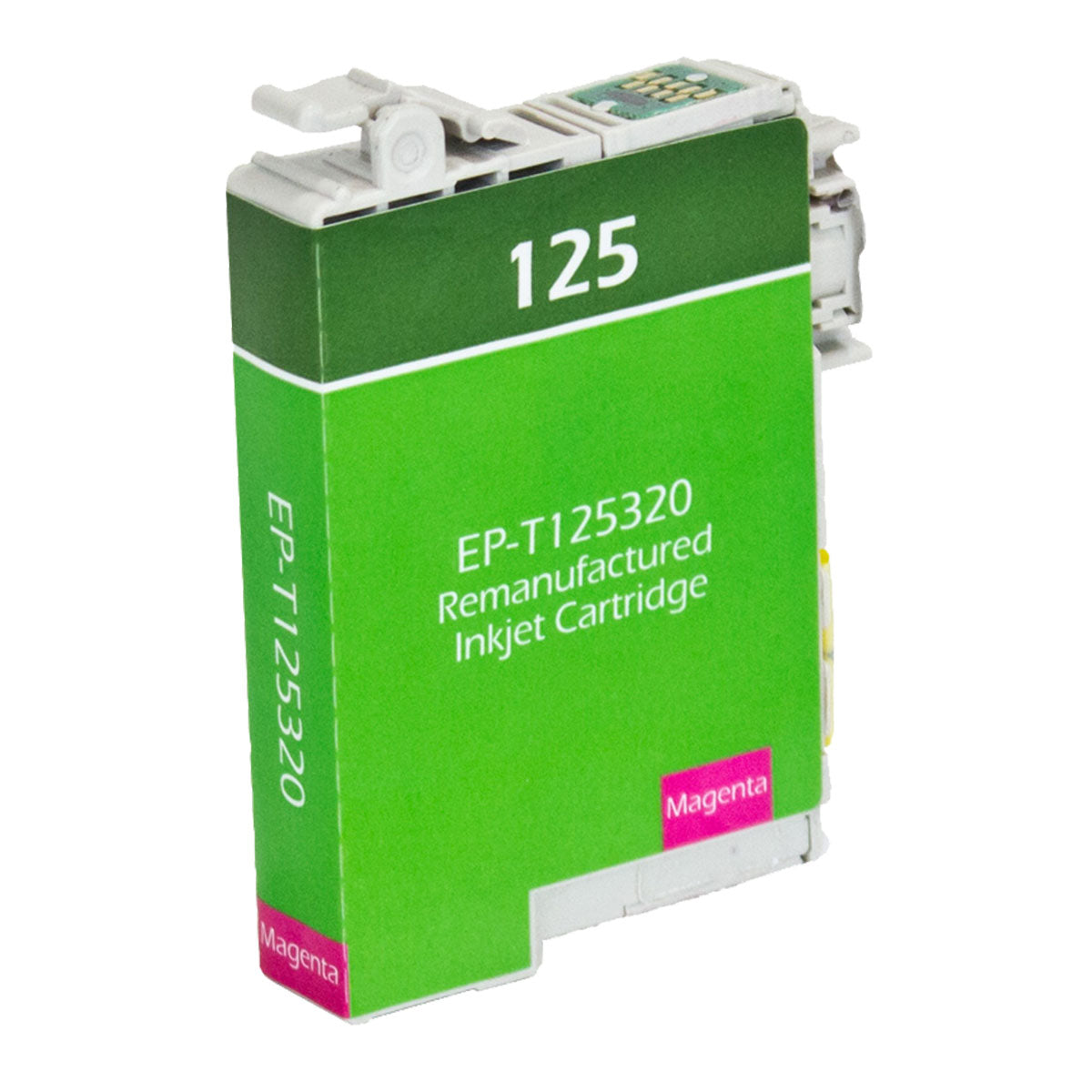 Remanufactured Magenta Ink Cartridge for Epson STYLUS NX125 / STYLUS NX127 + More (T125320 / 125)