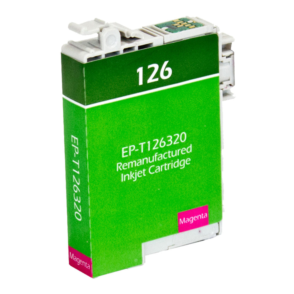 Remanufactured Magenta Ink Cartridge for Epson STYLUS NX330 / STYLUS NX430 + More (T126320 / 126)