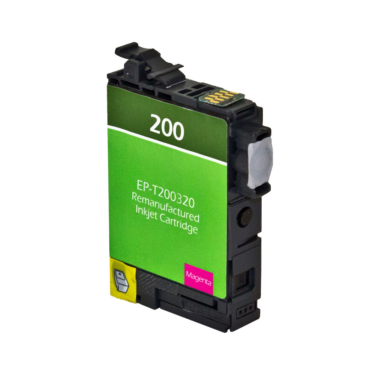 Remanufactured Magenta Ink Cartridge for Epson EXPRESSION HOME XP-200 / EXPRESSION HOME XP-300 + More (200 / 200XL)