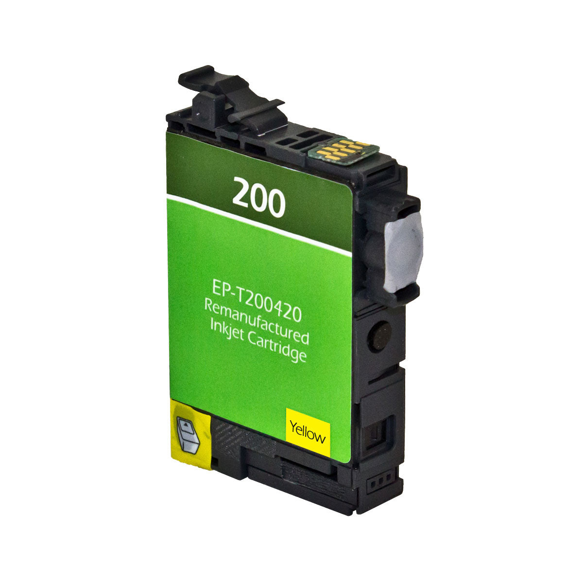 Remanufactured Yellow Ink Cartridge for Epson EXPRESSION HOME XP-200 / EXPRESSION HOME XP-300 + More (200 / 200XL)